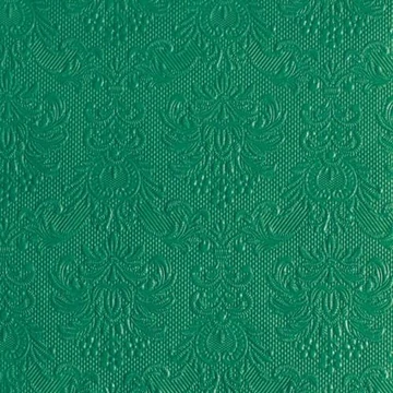 Elegance Ivy Green dombornyomott papírszalvéta 40x40cm, 15db-os, AMB.14011113