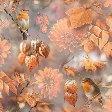 Orange Autumn papírszalvéta 33x33cm,20db-os, AMB.13313695