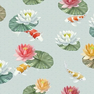 Koi Carps papírszalvéta 33x33cm,20db-os, AMB.13314250