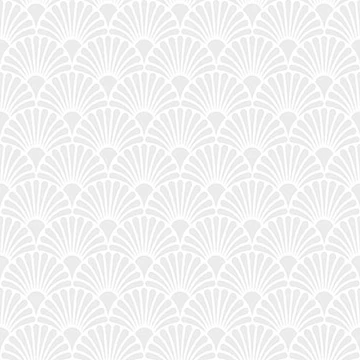 Art Deco White/pearl papírszalvéta 33x33cm, 20db-os, AMB.13313738