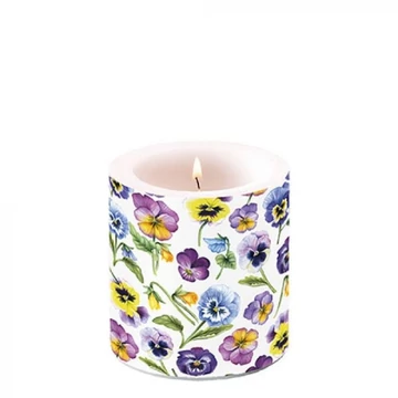 Pansy all Over átvilágítós gyertya 8x7,5cm, AMB.19214955