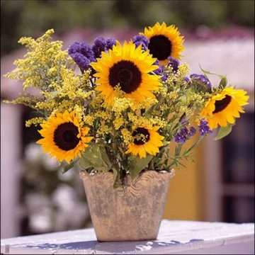 Sunflower Bouquet papírszalvéta 33x33cm, 20db-os, AMB.13314945