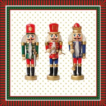 Three Nutcrackers papírszalvéta 33x33cm, 20db-os, AMB.33314780