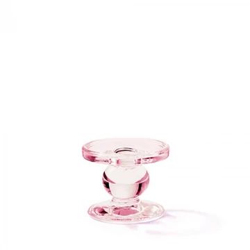Üveg gyertatartó 7x9cm, rose, AMB.17134523