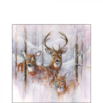Wilderness Stag papírszalvéta 25x25cm, 20db-os, AMB.32515305 Wilderness Stag papírszalvéta 25x25cm, 20db-os, AMB.32515305