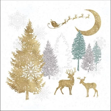 Winter Forest papírszalvéta 33x33cm, 20db-os, AMB.33315335