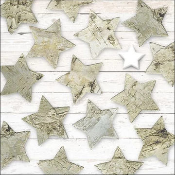 Birch Stars papírszalvéta 33x33cm, 20db-os, AMB.33315680 Birch Stars papírszalvéta 33x33cm, 20db-os, AMB.33315680