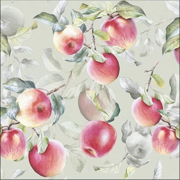 Fresh Apples Green papírszalvéta 33x33cm, 20db-os, AMB.13315630