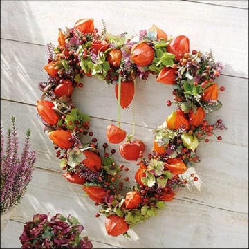 Lampion Heart papírszalvéta 33x33cm, 20db-os, AMB.13315740 Lampion Heart papírszalvéta 33x33cm, 20db-os, AMB.13315740