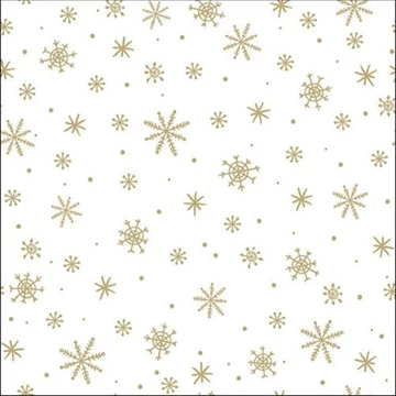 Crystals All Over Gold papírszalvéta 33x33cm, 20db-os, AMB.33315711 Crystals All Over Gold papírszalvéta 33x33cm, 20db-os, AMB.33315711