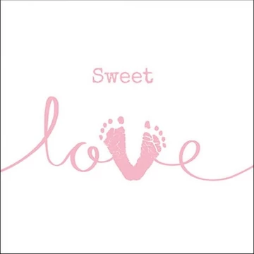 Sweet Love Girl papírszalvéta 33x33cm,20db-os, AMB.13316050