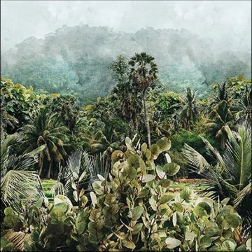 Rain Forrest papírszalvéta 33x33cm,20db-os, AMB.13316090