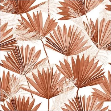 Palm Leaf Brown papírszalvéta 33x33cm,20db-os, AMB.13316240