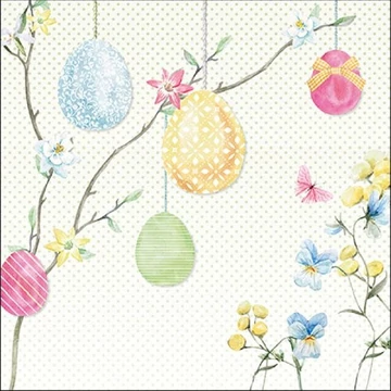 Hanging Eggs papírszalvéta 33x33cm, 20db-os, AMB.23316375