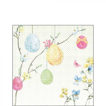 Hanging Eggs papírszalvéta 25x25cm, 20db-os, AMB.22516375