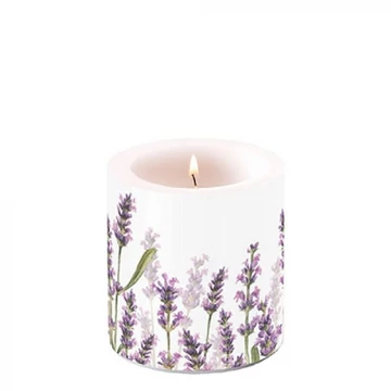 Lavender Shades White átvilágítós gyertya 8x7.5cm, AMB.19215985