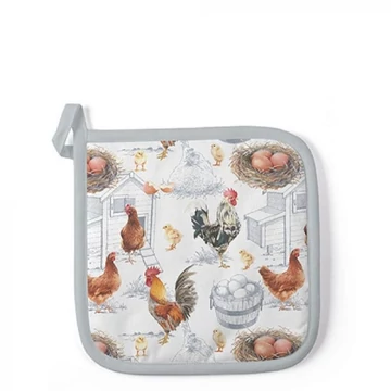 Chicken Farm edényalátét 20x20cm,100% pamut, AMB.16515875
