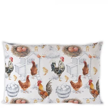 Chicken Farm párnahuzat 50x30cm,100% pamut, AMB.16315875