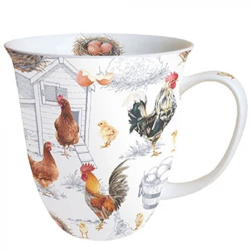 Chicken Farm porcelánbögre 0,4L, AMB.18415875