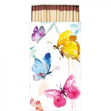Butterfly Collection White gyufa 6,5x11cm, AMB.19516265