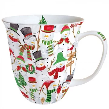 Snowman Party porcelánbögre 0,4L, AMB.38416570