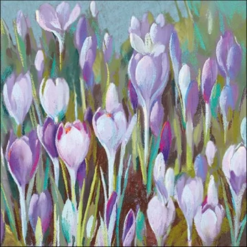 Crocus papírszalvéta 33x33cm, 20db-os, AMB.13317005