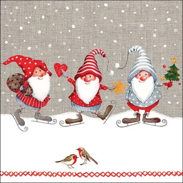 Skating Dwarfs papírszalvéta 33x33cm, 20db-os, AMB.33316940