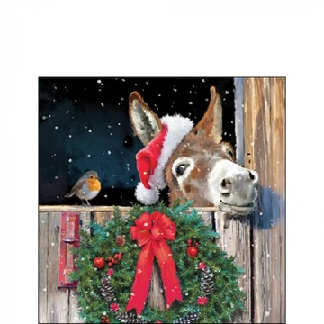 Friends With Donkey papírszalvéta 25x25cm, 20db-os, AMB.32516675 Friends With Donkey papírszalvéta 25x25cm, 20db-os, AMB.32516675