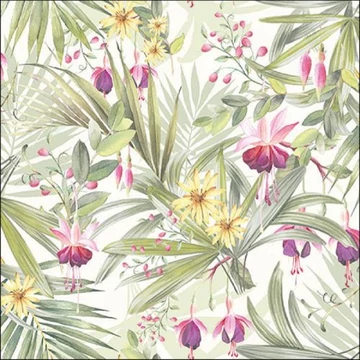 Exotic Leaves papírszalvéta 33x33cm, 20db-os, AMB.13317235