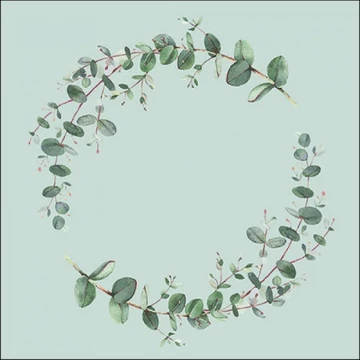 Eucalyptus Branch Green papírszalvéta 33x33cm, 20db-os, AMB.13317161 Eucalyptus Branch Green papírszalvéta 33x33cm, 20db-os, AMB.13317161