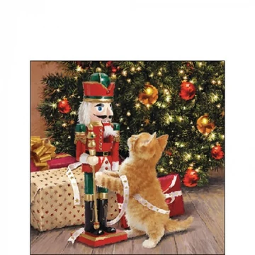 Playing with nutcracker papírszalvéta 25x25cm, 20db-os, AMB.32518040