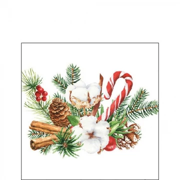 Christmas arrangement papírszalvéta 25x25cm, 20db-os, AMB.32517935 Christmas arrangement papírszalvéta 25x25cm, 20db-os, AMB.32517935