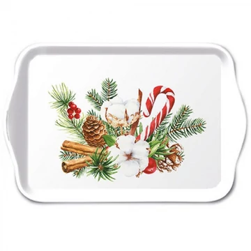 Christmas arrangement műanyag kistálca 13x21cm, AMB.33717935
