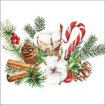 Christmas arrangement papírszalvéta 33x33cm, 20db-os, AMB.33317935