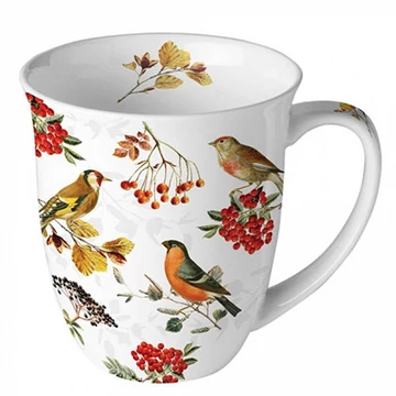 Autumn birds porcelánbögre 0,4l, AMB.18417730 Autumn birds porcelánbögre 0,4l, AMB.18417730