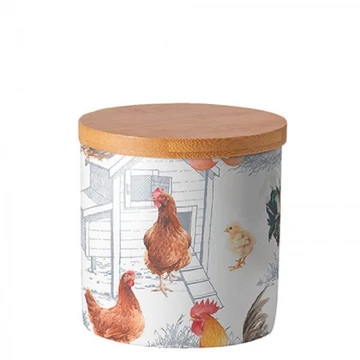 Chicken Farm porcelán konyhai tároló 10x10cm, AMB.17415875