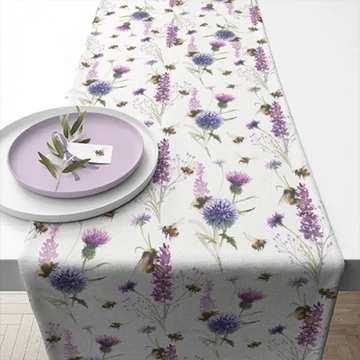 Bumblebees in the meadow asztali futó 40x150cm,100% pamut, AMB.16617500
