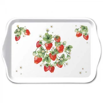 Bunch of strawberries műanyag kistálca 13x21cm, AMB.13718395