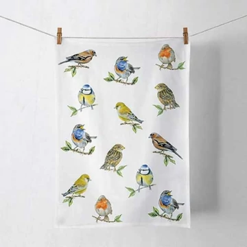 Bird species white konyharuha 50x70cm, 100% pamut, AMB.17818135