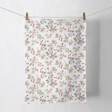 Spring blossom white konyharuha 50x70cm, 100% pamut, AMB.17818160