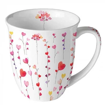 Hearts garlands porcelánbögre 0,4l, AMB.18418125