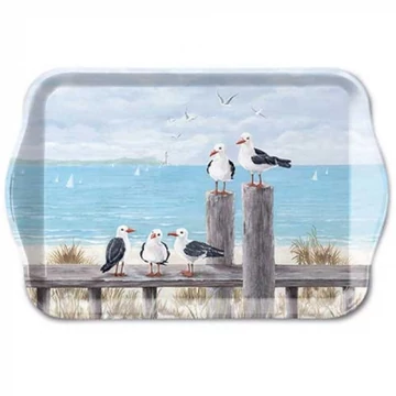 Seagulls on the dock műanyag kistálca 13x21cm, AMB.13718170 Seagulls on the dock műanyag kistálca 13x21cm, AMB.13718170