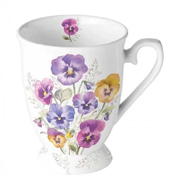 Pansies porcelánbögre 0,25l, AMB.18718165