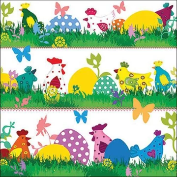 Funny chicks papírszalvéta 33x33cm,20db-os, AMB.23318420