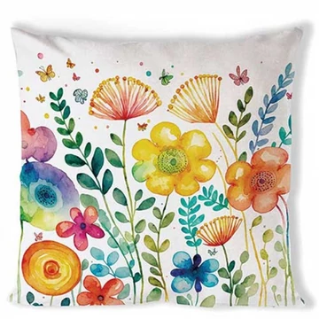 Vibrant spring white párnahuzat 40x40cm, 100% pamut, AMB.16218430