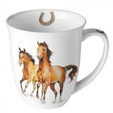 Wild horses porcelánbögre 0,4l, AMB.18418445