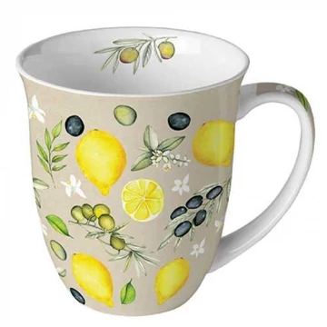 Olives and lemons  porcelánbögre 0,4l, AMB.18418450