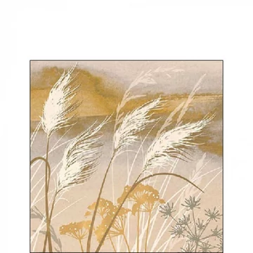 Waving grass papírszalvéta 25x25cm, 20db-os, AMB.12518565