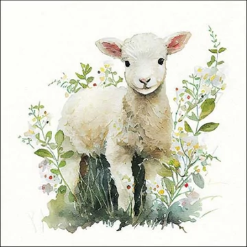 Lamb papírszalvéta 33x33cm, 20db-os, AMB.13318580