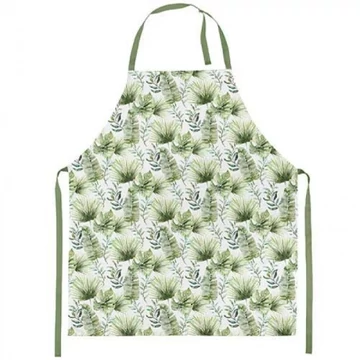 Jungle leaves white kötény 70x85cm, 100% pamut, AMB.16718215